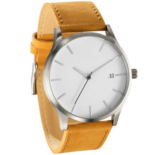 Load image into Gallery viewer, Minimalist Leather Men's Quartz