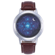 Load image into Gallery viewer, LED Starry Sky Moon Leather Band