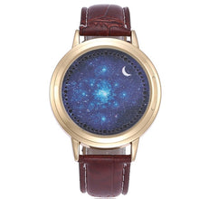 Load image into Gallery viewer, LED Starry Sky Moon Leather Band