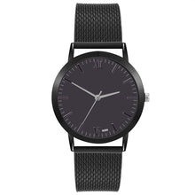Load image into Gallery viewer, Black Unisex Mechanical Classic Minimalistic  Mens and Female