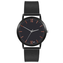 Load image into Gallery viewer, Black Unisex Mechanical Classic Minimalistic  Mens and Female