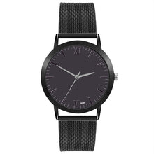 Load image into Gallery viewer, Black Unisex Mechanical Classic Minimalistic  Mens and Female