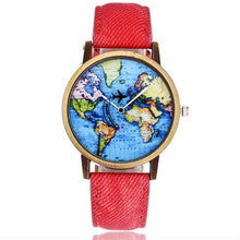 Load image into Gallery viewer, Global Travel By Plane Map Women
