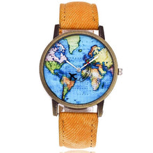 Load image into Gallery viewer, Global Travel By Plane Map Women
