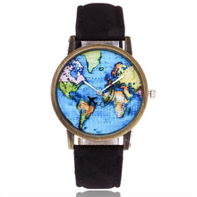 Load image into Gallery viewer, Global Travel By Plane Map Women