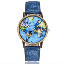 Load image into Gallery viewer, Global Travel By Plane Map Women