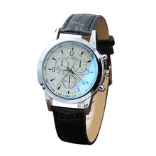 Load image into Gallery viewer, Quartz Watches Men Slim Blu Ray Glass